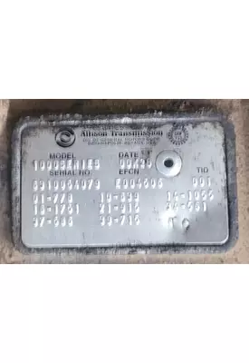 ALLISON 1000 SERIES Transmission/Transaxle Assembly