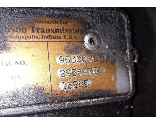 ALLISON 1000 TRANSMISSION ASSEMBLY