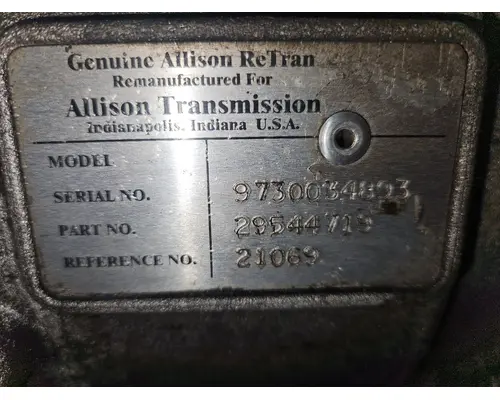 ALLISON 2000 SERIES Transmission Assembly