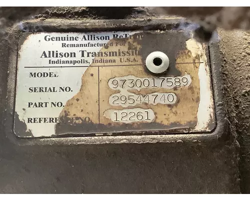 ALLISON 2000 SERIES Transmission Assembly