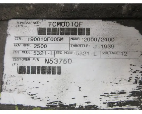 ALLISON 2000SERIES ECM (Transmission)