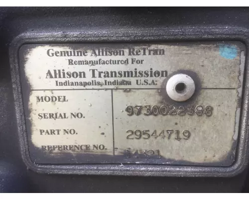 ALLISON 2000 TRANSMISSION ASSEMBLY