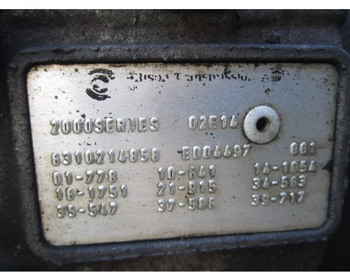 ALLISON 2000 TRANSMISSION ASSEMBLY