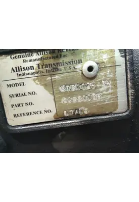 ALLISON 2000 TRANSMISSION ASSEMBLY