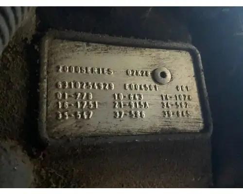 ALLISON 2000 TransmissionTransaxle Assembly