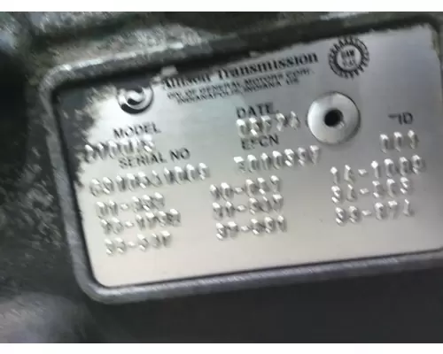 ALLISON 2100HS TRANSMISSION ASSEMBLY