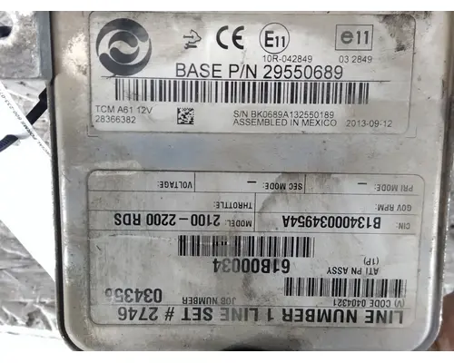 ALLISON 2100RDS GEN 4-5 TRANSMISSION CONTROL MODULE (TCM)