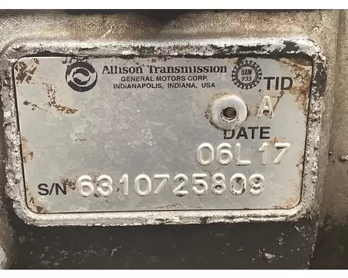 ALLISON 2100RDS Transmission Assembly