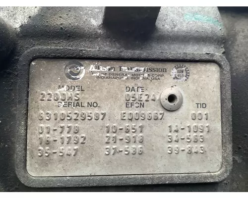 ALLISON 2200HS Transmission Assembly