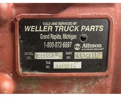 ALLISON 2200HS TransmissionTransaxle Assembly