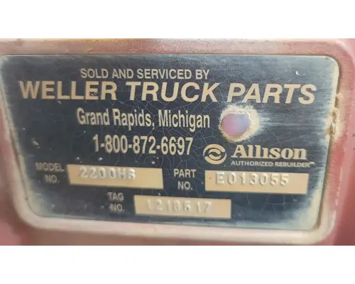 ALLISON 2200HS TransmissionTransaxle Assembly