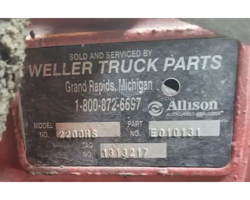 ALLISON 2200HS TransmissionTransaxle Assembly