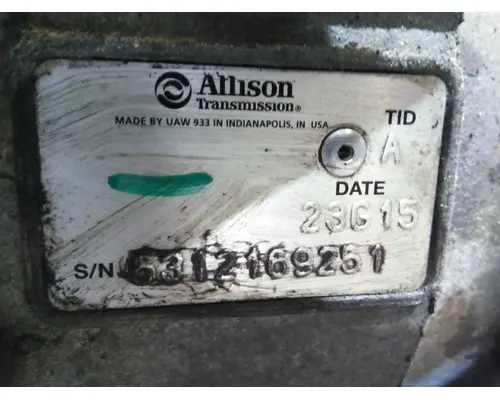 ALLISON 2200RDS GEN 6 TRANSMISSION ASSEMBLY
