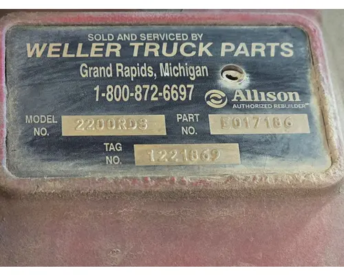ALLISON 2200RDS TransmissionTransaxle Assembly