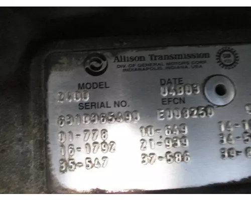 ALLISON 2400 SERIES Transmission Assembly