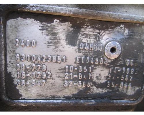 ALLISON 2400 TRANSMISSION ASSEMBLY