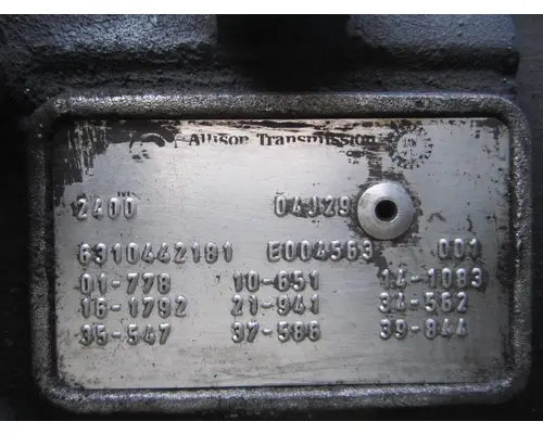 ALLISON 2400 TRANSMISSION ASSEMBLY