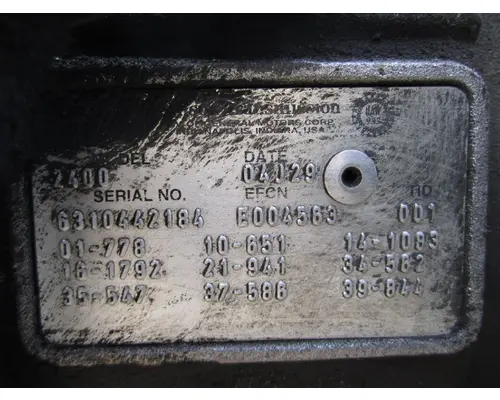 ALLISON 2400 TRANSMISSION ASSEMBLY