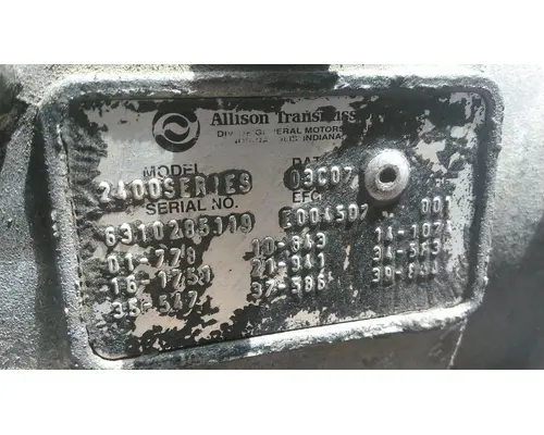 ALLISON 2400 TRANSMISSION ASSEMBLY