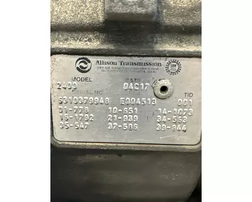 ALLISON 2400 Transmission Assembly
