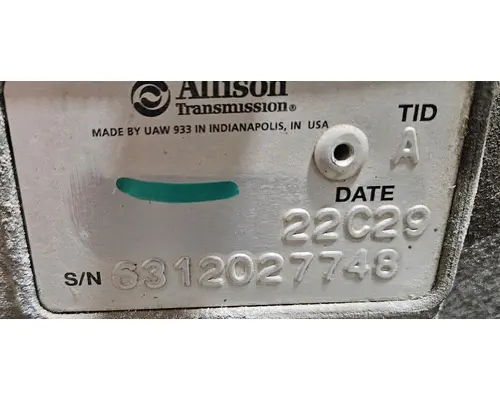 ALLISON 2500 RDS TransmissionTransaxle Assembly
