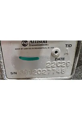 ALLISON 2500 RDS Transmission/Transaxle Assembly