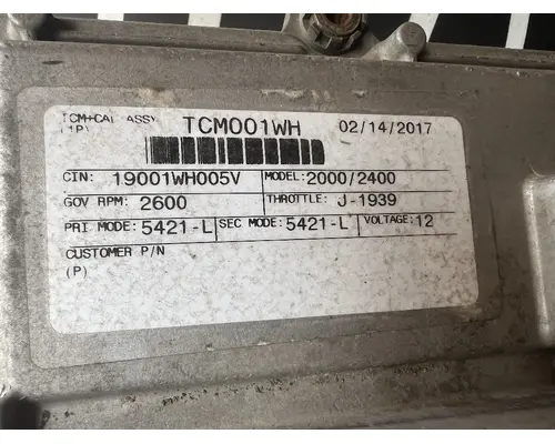 ALLISON 2500HS ECM (Transmission)