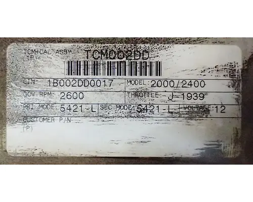 ALLISON 2500HS Transmission ECMs