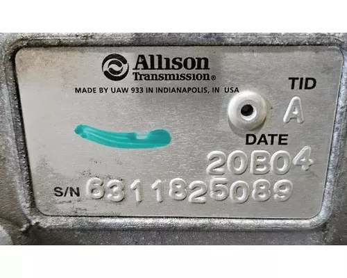 ALLISON 2500HS TransmissionTransaxle Assembly