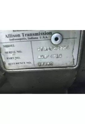 ALLISON 2500PTS GEN 4-5 TRANSMISSION ASSEMBLY