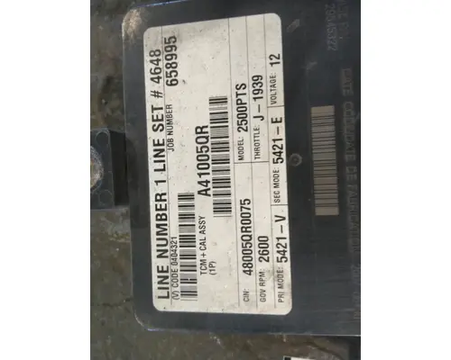 ALLISON 2500PTS GEN 4-5 TRANSMISSION CONTROL MODULE (TCM)