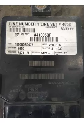 ALLISON 2500PTS GEN 4-5 TRANSMISSION CONTROL MODULE (TCM)