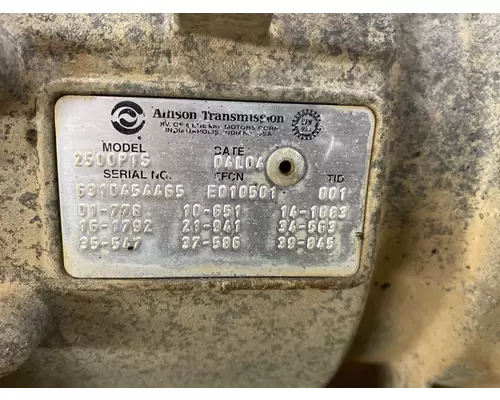 ALLISON 2500PTS Transmission Assembly