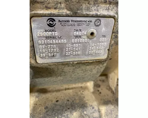 ALLISON 2500PTS Transmission Assembly