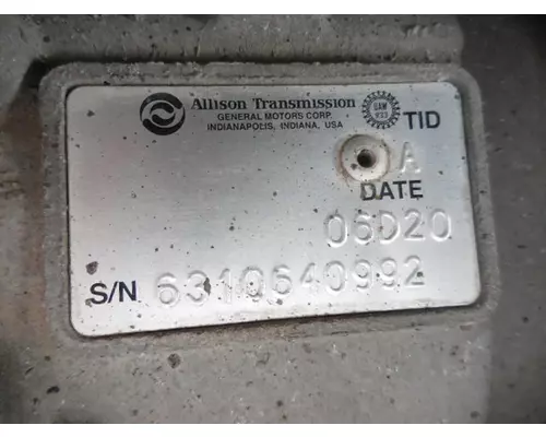ALLISON 2500PTS TransmissionTransaxle Assembly