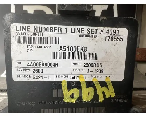 ALLISON 2500RDS ECM (Transmission)