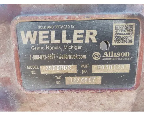 ALLISON 2500RDS TRANSMISSION ASSEMBLY