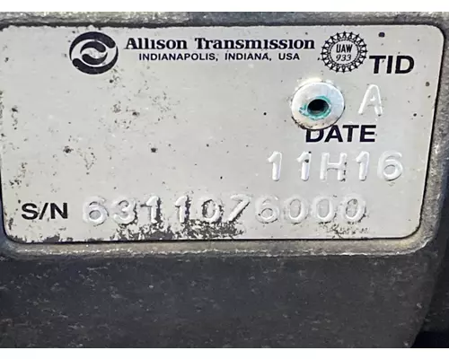 ALLISON 2500RDS Transmission Assembly