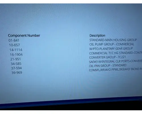 ALLISON 2500RDS Transmission Assembly