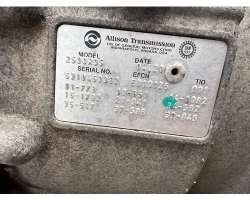 ALLISON 2500RDS Transmission Assembly