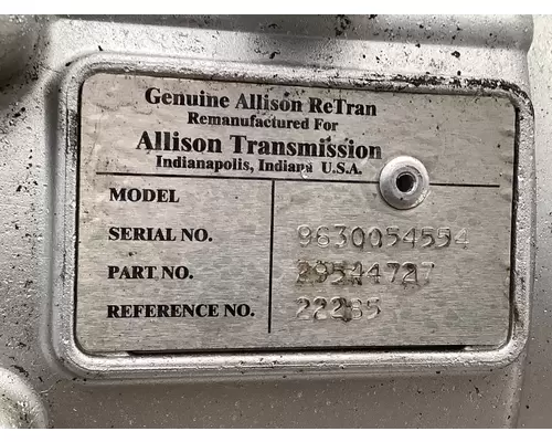 ALLISON 268 Transmission Assembly