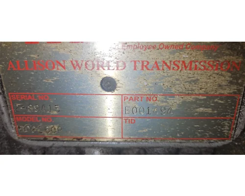 ALLISON 3000 SERIES  Transmission Assembly