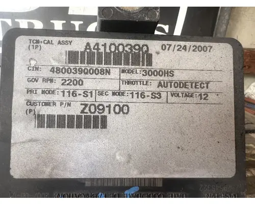 ALLISON 3000HS ECM (Transmission)