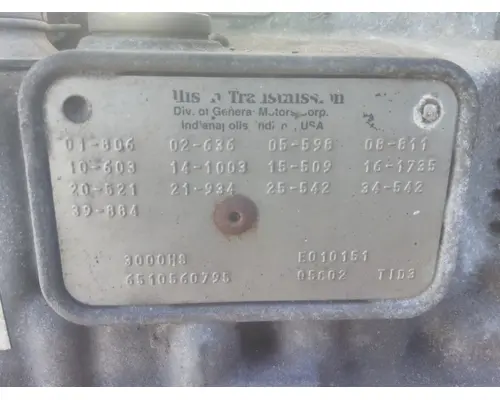 ALLISON 3000HS TRANSMISSION ASSEMBLY