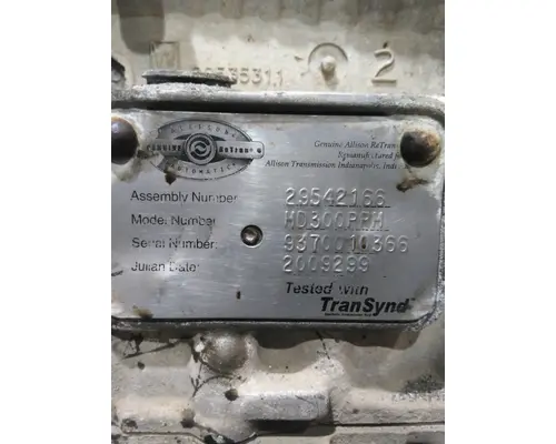 ALLISON 3000PRM TRANSMISSION ASSEMBLY