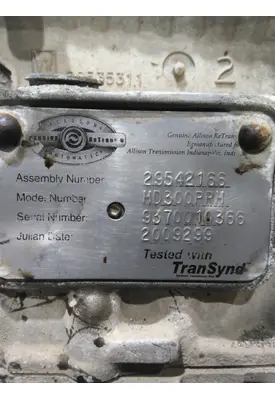 ALLISON 3000PRM TRANSMISSION ASSEMBLY