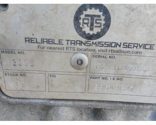 ALLISON 3000RDSP TRANSMISSION ASSEMBLY