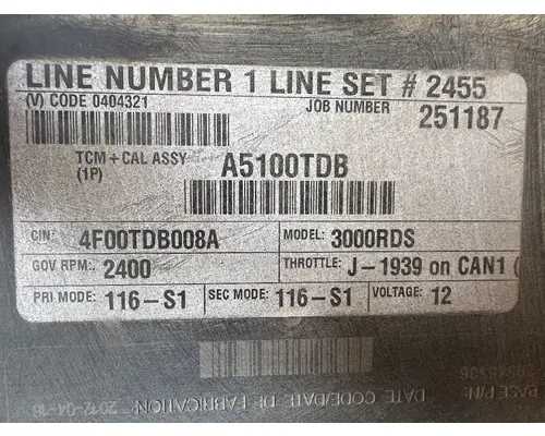 ALLISON 3000RDS ECM (Transmission)