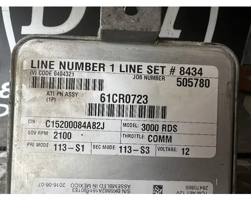 ALLISON 3000RDS ECM (Transmission)