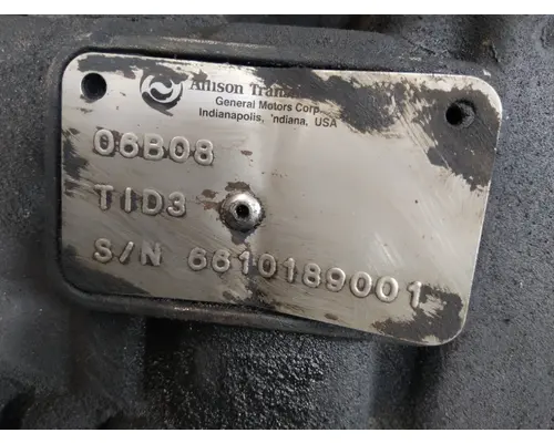 ALLISON 3000RDS TRANSMISSION ASSEMBLY